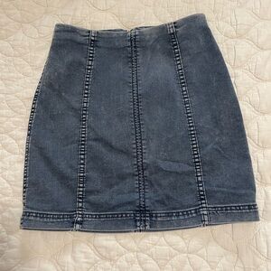 Denim Pencil Skirt